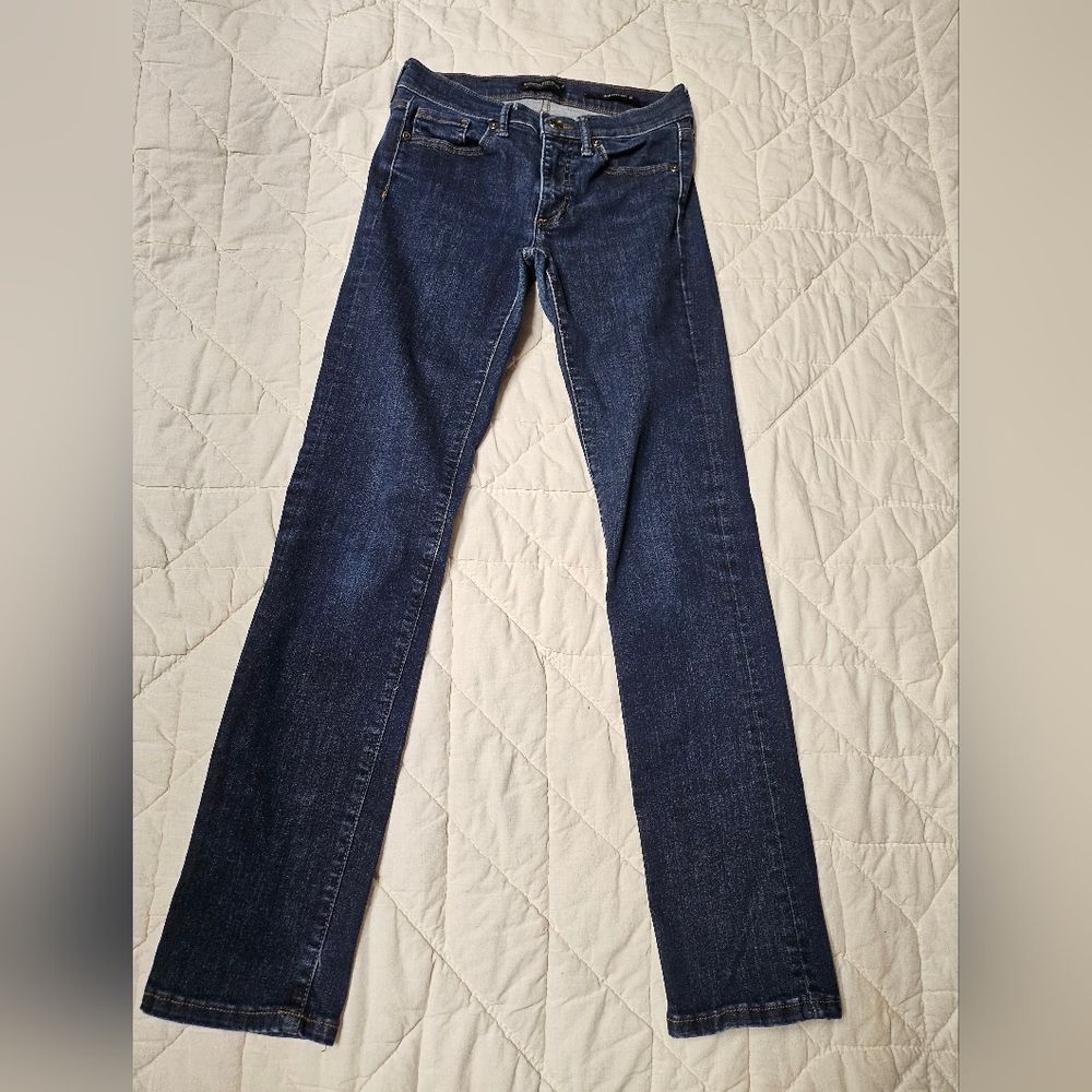 Banana Republic Dark Blue Denim   Slim Straight 25